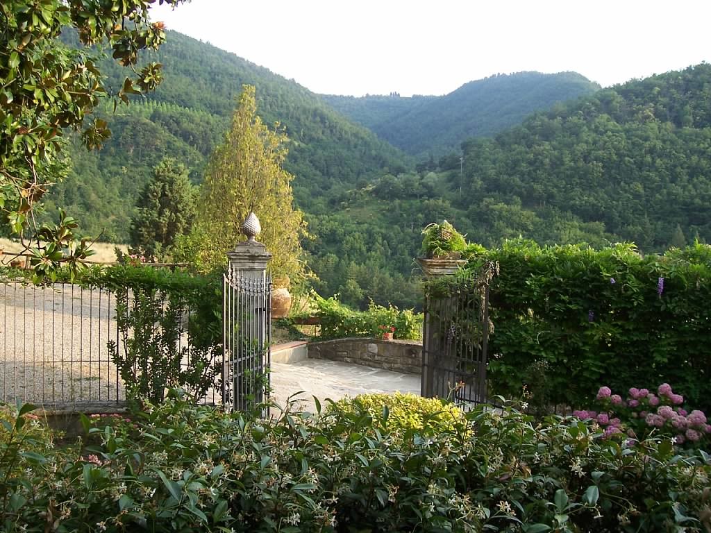 View from entrance to Villa outward
