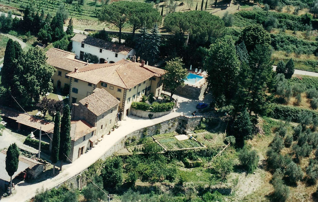 Villa Zingale from above